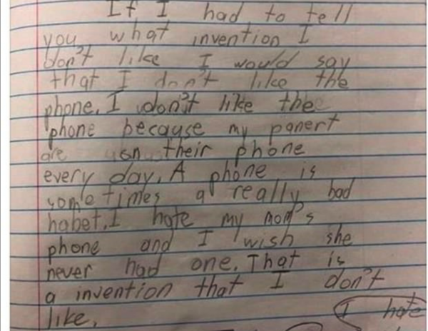 Viral homework assignment picture