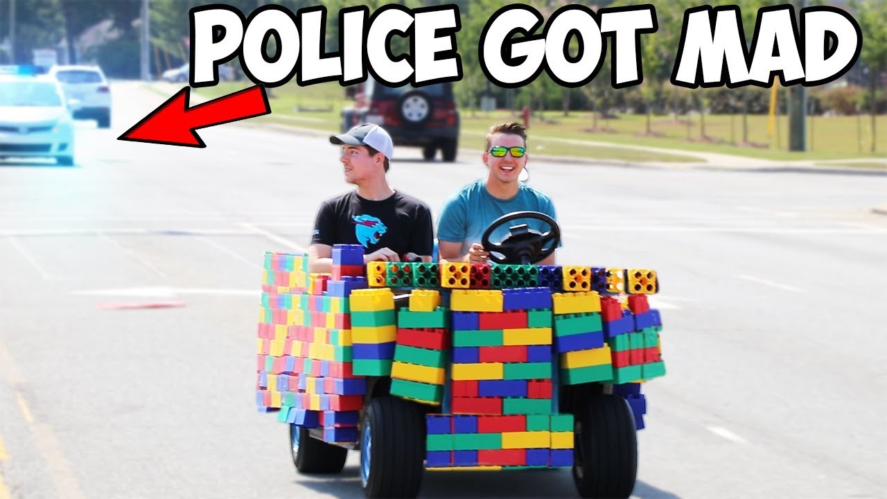 A Man Built A Working Car Out Of Legos And Decided To Take