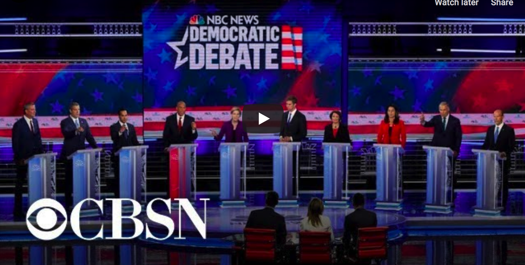 Watch Highlights From The First Democratic Presidential Debate NBC