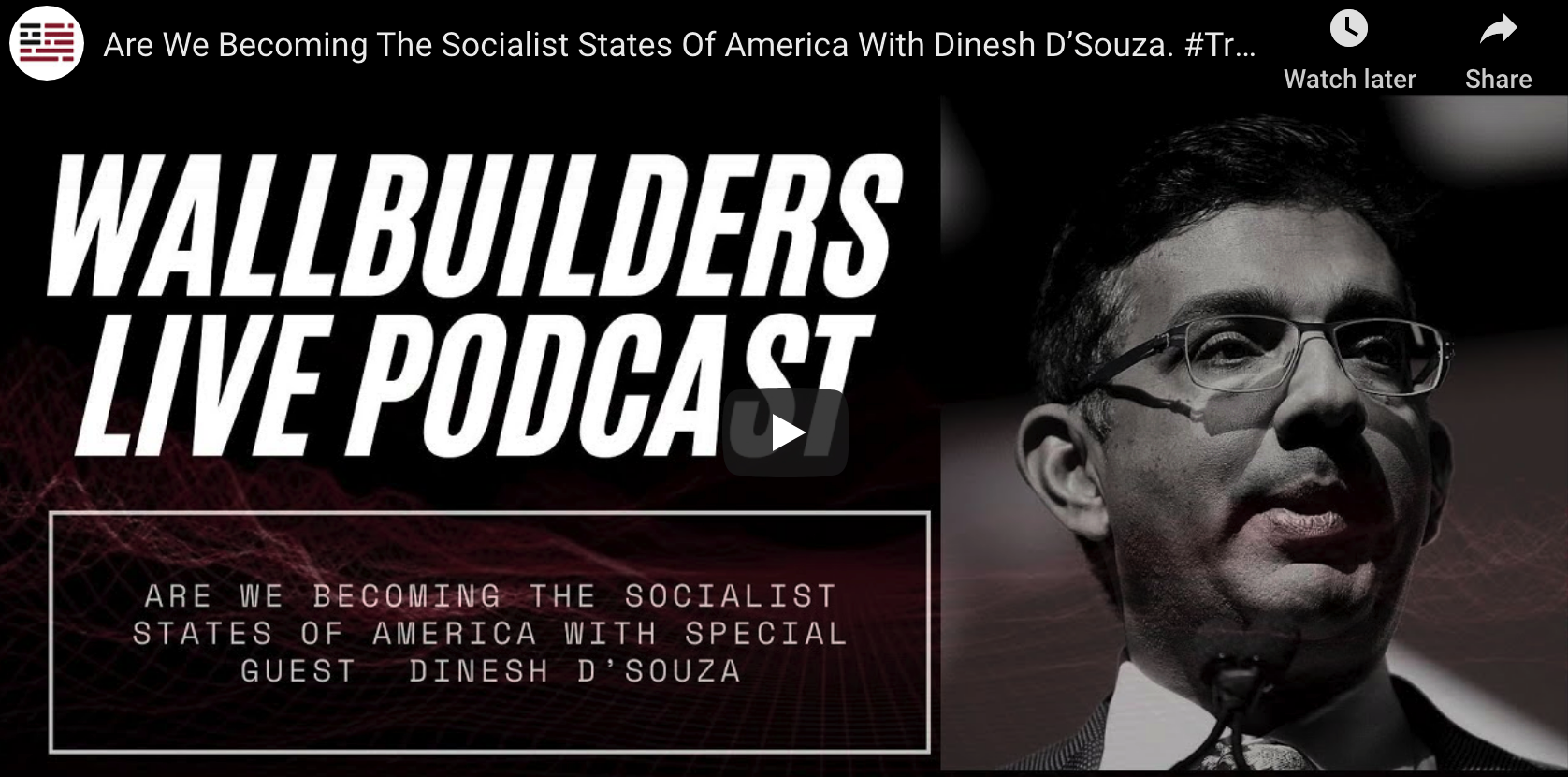 Dinesh D'Souza: Are we now the Socialist States of America?